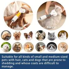 Pet Grooming Vacuum & Dryer - Multicolor - View 11