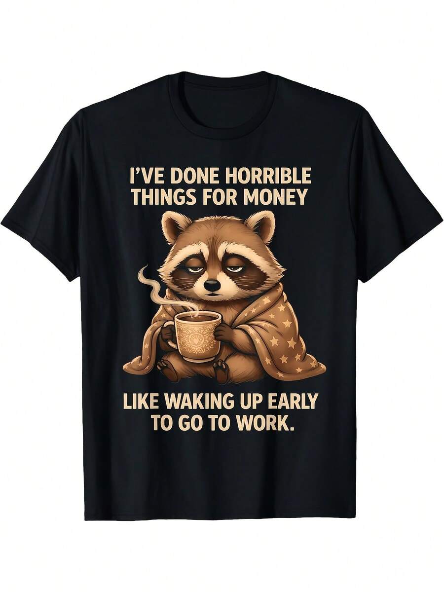 Camisetas de hombre - Negro - Ver 1