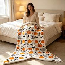 Wearable Mermaid Tail Blanket, Halloween Flannel Wearable Blanket, Super Soft Comfortable All-Season Mermaid Style Wrap Blanket, Birthday Christmas Dreamy Gift, Suitable For Lovers - Multicolor - View 6