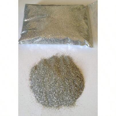 500gm Silver Fine Glitter For Craft Art Glass Covering Wine Glass Decor