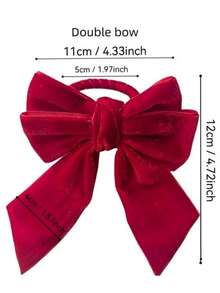 4pcs/6pcs/12pcs Bow Napkin Rings, Velvet Fabric Holiday Napkin Buckles, Gold Red Green Napkin Rings, Simple Napkin Rings, Hotel Table Setting Bow Tableware Napkin Buckles, Wedding Table Napkin Rings, Suitable For Various Occasions, Women's Gatherings, Fashionable Elegant Weddings And Various Parties - Multicolor - View 11