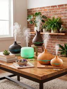 Redlemon Humidificador y Difusor de Aceites Esenciales Luz LED 12 Colores (500ml) - Sin niebla - Ver 9