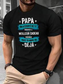 2025Herren-Shortsleeve-Hemd mit originellem Aufdruck T Hemd - Schwarz - Übersicht 7