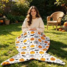 Wearable Mermaid Tail Blanket, Halloween Flannel Wearable Blanket, Super Soft Comfortable All-Season Mermaid Style Wrap Blanket, Birthday Christmas Dreamy Gift, Suitable For Lovers - Multicolor - View 5