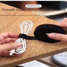 Japanese Style Cable Ties Living Room Office Data Cable Organizer Storage Tool Portable Cable Winder Magic Tape Straps - Multicolor - View 5