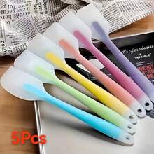Silicone Baking And Cooking Tool Set (1-Piece Or 5-Piece); Non-Stick And Heat-Resistant-Ideal For Cooking, Baking, And Flipping. Dishwasher- And Suitable For Home Cooks And Baking Enthusiasts-Perfect For Daily Use And As A Gift. - Multicolor - View 8