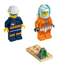 LEGO Building Blocks 40345 Minifigure Set - City Building Blocks - Clear - View 3