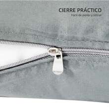 POLIGONO Duvet Covers Sets - Light Grey - View 5