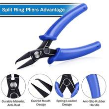 KLONKEE Jewelry Making Tools Jewelry Pliers Jump Ring Opener Keychain Pliers For Opening Split Rings/Jump Rings Jewelry Bracelet Fishing Bead DIY Handmade Jewelry Making Tools - A - View 4