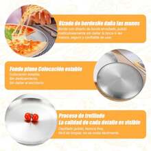 Pizza Baking Pan & Pizza Molds - Silver - View 4
