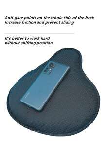 1pc Thickened & Widened Comfortable Breathable Sponge Bicycle Saddle Cover, Outdoor Cycling Bike Seat Cushion For Large Butt, Suitable For Daily Riding With Rain Cover - Multicolor - View 8