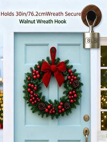 1/2/3/5/6/8/10pcs Multi-Functional Suction Cup Hooks, Suitable For Front Door Wreaths, Glass, Windows And Smooth Surfaces, Ideal For Christmas, Thanksgiving, Halloween Decorations, And Kitchen, Bathroom, Entryway Use - Multicolor - View 9