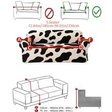 1PC Black & White Classic Carved Milk Pattern Cationic Sofa Cover, High Elasticity Full Coverage Anti-Dirt Anti-Dust Sofa Protector, Living Room Old Sofa Renewal, Machine Washable & Dry Cleanable, Suitable For 1/2/3/4 Seater Sofas, Autumn/Winter Style - Multicolor - View 14