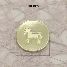 10 PCS 12/15/18/22mm 3D Edge Metal Buttons, High-Stem Buttons For Shirts, Suits, Asymmetrical Sewing, Knit Cardigans - 3D Border Pony - View 20