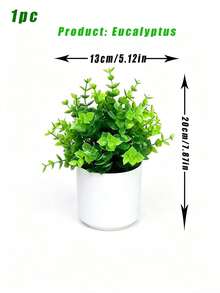 1 buah Tanaman Ivy Hijau Simulasi, Tanaman Hijau, Bunga Plastik, Bunga Palsu, Set Bunga Simulasi, Dekorasi Bonsai, Ruang Tamu, Rangkaian Bunga, Tanaman Pot - Hijau - View 22