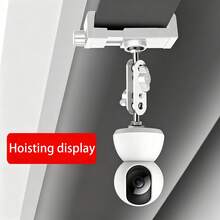 1‑2Pcs White Clip‑On Camera Bracket, Multi‑Angle Rotatable Adjustable Mount, No‑Drill Installation For Security Cameras - Multi-color - View 5