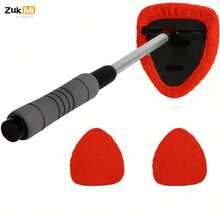 Microfiber Car Windshield Cleaning Tool - Extendable Handle Cloth Head Car Interior & Exterior Glass Wiper Set - Multiple Styles - View 10