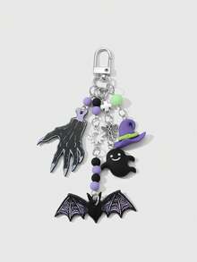 1pc Halloween Series Skeleton Palm Bat Cat Demon Castle - Multicolor - View 11