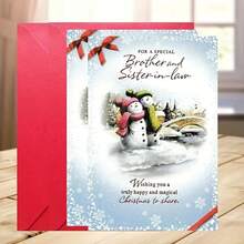 Happy Times - Charming Christmas Greeting Cards With Envelopes - Perfect For Brothers, Sisters, Friends And More, An Ideal Choice For Holiday Celebrations And Gift Giving. - Sets - View 4