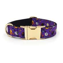 Halloween Print Dog Collar, Adjustable Soft Fabric Pet Collar, Suitable For Halloween, Back To School, Seasonal Wear, Daily Dog Walking And Holiday Gifts, Fits Small/Medium/Large Dogs - Multicolor - View 16