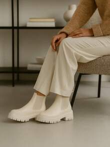 Women Ankle Boots & Booties - Beige - View 1
