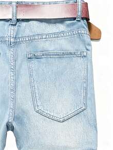 Jeans desgastados rotos para hombre, estilo relajado, mezclilla transpirable, no causa incomodidad en uso prolongado, ideal para todo el día, envío  México UDPJN - Azul - Ver 7