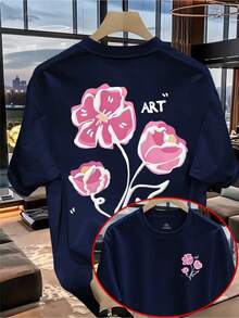 Women T-Shirts - 藏蓝色 - 查看 1