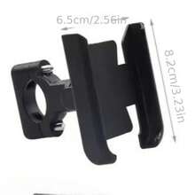 1pc Universal Aluminum Alloy Handlebar And Clamp Mount For Motorcycle Off-Road Bike, Bicycle Motorcycle Phone Holder Handlebar Style - Multicolor - View 7