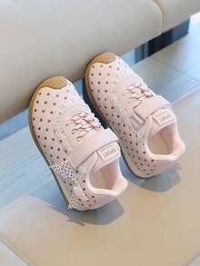 Sepatu Olahraga Anak-Anak Model Terbaru dengan Lapisan Dalam yang Nyaman - Berwarna merah muda - View 1