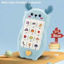 Baby Phone Toy With Music And Sound, Rubber Teether, Simulated Phone, Early Education Toy, Children's Gift - Multicolor - View 19
