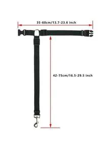 1 pièce Laisse de pour chien en voiture, Laisse intérieure pour animal de compagnie, Ceinture de pour chien, Boucle de siège pour chien, Accessoires de siège de voiture pour chien, Cadeau de Noël pour siège de voiture pour chien, Housse de siège de voiture pour chien, Siège de voiture pour animal de compagnie - Multicolore - Voir 6