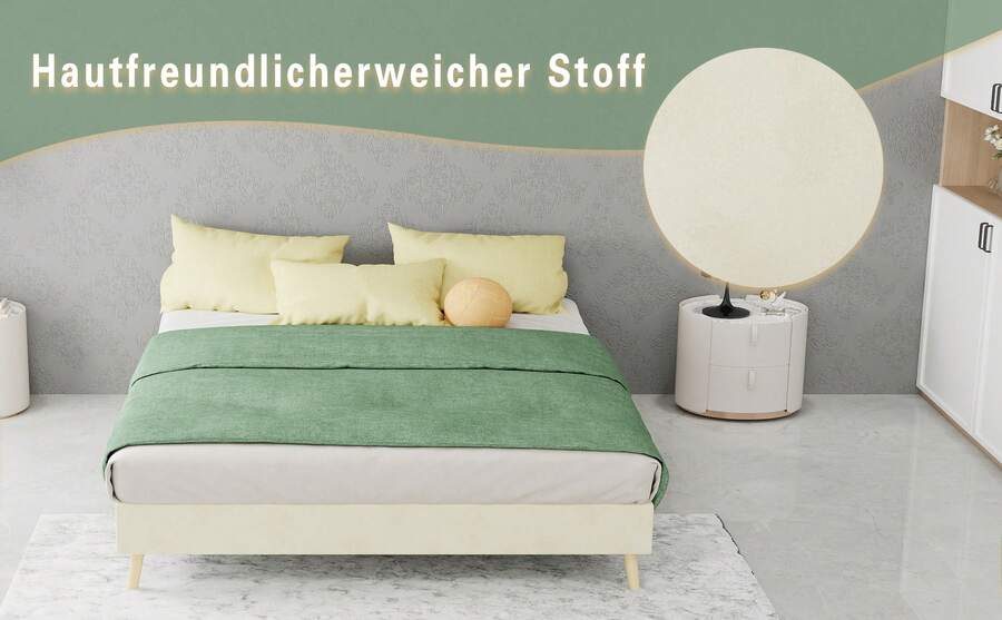 Bed Bases & Foundations - Beige - View 1
