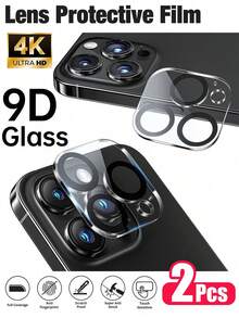 Yezodawee 2pcs Camera Lens Protector Film, 9H Tempered Glass Anti-Scratch Protective Case Compatible With IPhone 17 Pro Max, 17 Pro, 17 Air, 17, 16, 14 Pro Max, 15 Pro Max, 16 Pro Max, 14 Pro, 13, 15 Plus - 2pcs - View 28