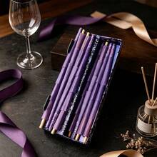 1 Box Purple Printed Pre-Rolled Cone Cigarette Rolling Papers With Filter Tips, Finished Cone-Shaped Rolling Paper Gift Box Set, Convenient Disposable Handmade Rolling Papers, Essential Smoking Accessories - View 8