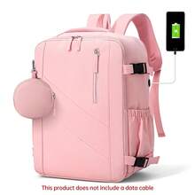 myco bags 航空機艙登機背包附組合鎖，40x30x20CM符合Ryanair標準，輕量女款旅行背包，簡約清新風格中學生旅行袋，大容量男款旅行袋，筆電登山背包 - 彩色 - 查看 18