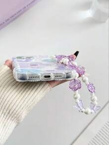 扭曲波浪邊極簡高級 TPU 塗裝防摔手機殼 保護套 附手工串珠手鍊配件，適用 16/11/16 Pro/16 Plus/16 Pro Max/16e/15 Pro Max/13/14/12/XS/XR/7G/8PXR/7/8， 15 Pro Max/Apple 13/14/Apple 11 軟殼 P12 防摔 X 扭曲波浪邊 12/14 塗裝 TPU 防摔軟殼 - 彩色 - 查看 7
