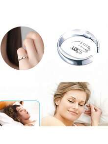 Anti-Snoring Ring, S,M,L Sizes, Designed To Solve Snoring Problems, Effectively Relieve And Improve Snoring Symptoms, Help You Sleep Better And Improve Sleep Quality, Back To School, Halloween, Suitable For Everyone, Massage, Massage Tool, Relaxation Method - Multicolor - View 1