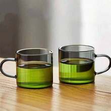 2/4/6 High Borosilicate Heat-Resistant Glass Small Tea Cups, Transparent Black Handle Host Cup, Kung Fu Tea Set, Small Coffee Cup, Recommended Hand Wash, Home Guest Cup, Tea Tasting Cup, Reusable Drinking Cup, Suitable For Tea, Coffee, Milk And Other Beverages, Ideal For Home Daily, Office, Gathering Use - Black - View 12