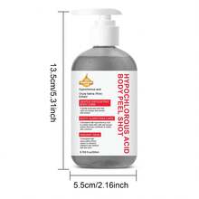 Body Exfoliating Lotion,Hypochlorous Acid Body Peel Shot,Gentle Exfoliating Gel,Moisturizing & Lock Moisture,Smooths Bumpy Skin,Brighten Skin Tone,Cleans Without Drying,Lightweight Non‑Sticky,For Elbows,Knees,Neck,Back & Face - 1 Item - View 8