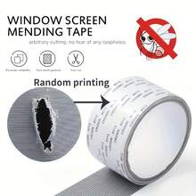 1 Roll Mosquito Net Repair Tape, Self-Adhesive Patch, Suitable For Dormitory Mosquito Nets And Curtains, Waterproof Mesh Patch, Suitable For Doors, Windows And Screens, Mosquito Net Repair Tape, Easy To Cut And Repair - 1 Roll - View 5