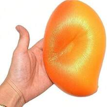 Soft Golden Mango Slow Rebound Scented Fruit Squishy Toy - Multicolor - View 8