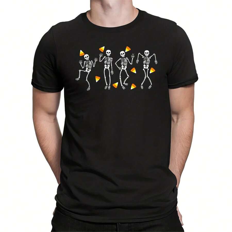 Slightly Subtle Halloween Skeleton Halloween Costume Uni T-Shirt - 款式 - 查看 1