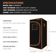 Growing Tents - Orange - View 3