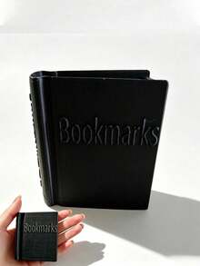 3D Printed Book-Shaped Bookmark Storage Display Rack, Cute Artistic Style Book Lover Desk Organizer, Creative Bookworm Gift, Teacher's Day Graduation Season Christmas Birthday Souvenir, Study Office Desk Aesthetic Decor - Multicolor - View 11