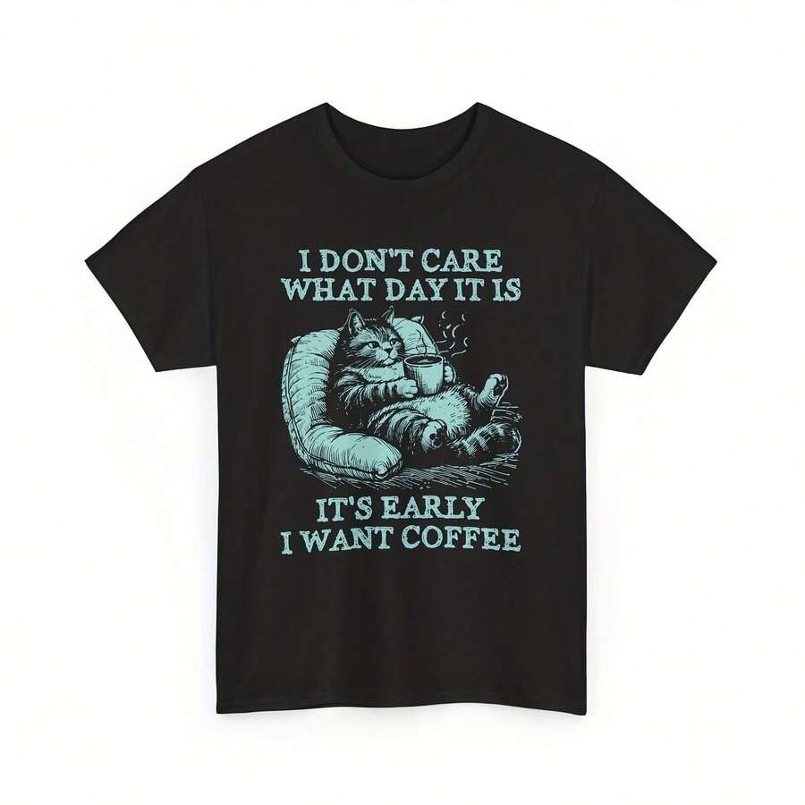 Funny Coffee T-Shirt I Need More Coffee Caffeine Addict Graphic Tee - 款式 - 查看 1