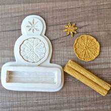 1 Piece Silicone Mold Branch Lemon Silicone Mold For Soap And Candles - Lemon Slice Cinnamon Star Anise Spice Silicone Mold - View 9