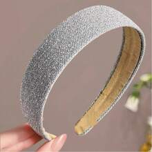 3pcs Premium Luxury Sparkling Wide Headband, Anti-Slip Hair Accessory For Women, Suitable For Work, Face Washing And Taming Frizz - Multicolor - View 6
