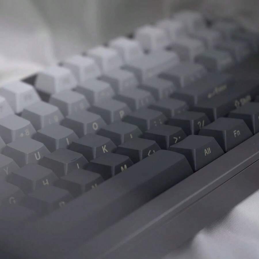 Teclas de repuesto de material PBT con grabado lateral y degradado translúcido, perfil CHERRY adecuado para interruptores MX (teclado no incluido)