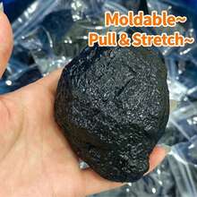 Black Coal Ball Building Block Handmade Squeeze Toy Stress Relief Venting Tool Sounding Stone Slow Rebound - Multicolor - View 4
