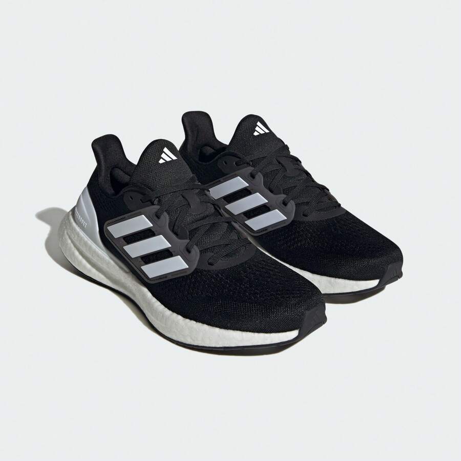 Adidas PUREBOOST 23 WIDE Running Shoes IF4839 - Black and White - View 1